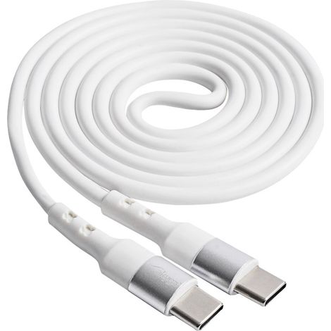Akyga AK-USB-40 USB-C-Kabel 60W 3A PD QC Weiß 1m (1/2)