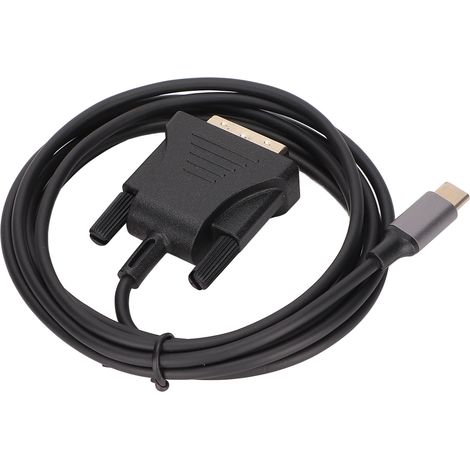 Câble USB-C vers DVI 3.1 190 cm, Adaptateur Type-C DVI pour MacBook, TV, Smartphone (1/5)