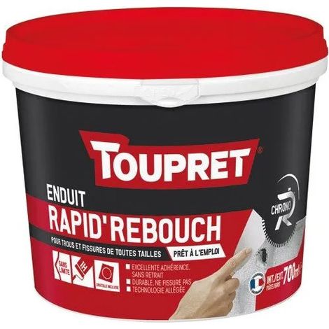 Pasta a riempimento rapido, interno ed esterno, 700ml, grigio