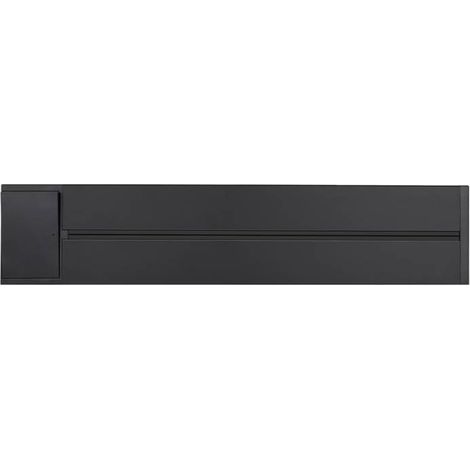 Carril base con interruptor 32A, 40cm KOOB, negro (1/4)