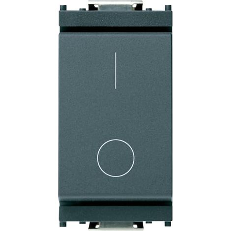 Interrupteur 2P 16 AX 250 V Gris Max 200 W pour lampes avec alimentation intégrée (1/2)