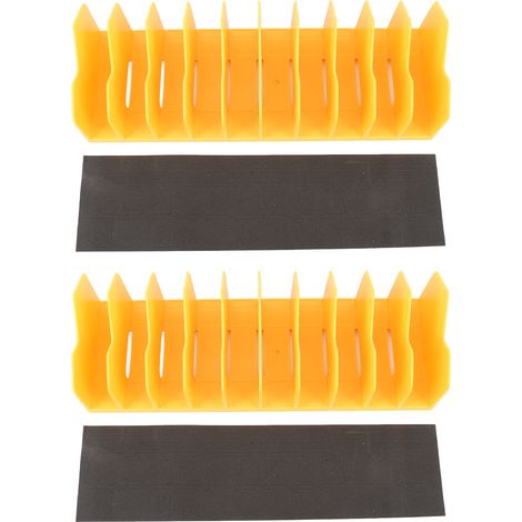 étagère rangement-Organisateur de Clés Multifonction ABS, 2PCS, 10 Emplacements, Idéal pour Pliers Ratchets Scissors Screwdrivers, Solution Gain de Place pour Boîte à Outils (1/5)