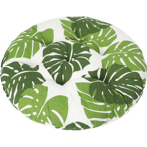 Coussin rond de 38 cm pour chaise de bistrot, coussin décoratif pour intérieur et extérieur, coussin épais et moelleux pour la maison, le bureau, le jardin ou la terrasse.