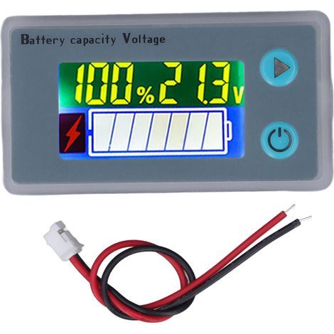 Batteriekapazitätstester mit LCD-Digitalanzeige und Batterieanzeige für 10-V-Lithium-Eisensäure-Batterien und andere Fahrzeuge. Batteriekapazität (1/5)