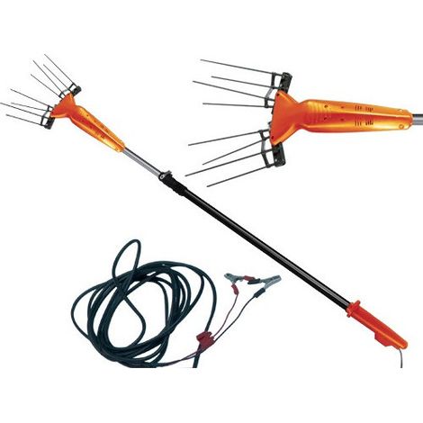 Sacudidor para aceitunas – Twist Slow 12 – Vara telescópica de 1,9 a 2,8 m – Peines de carbono – Twist