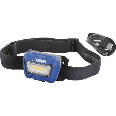 USB-aufladbare Front-LED-Taschenlampe Fervi 0482/3