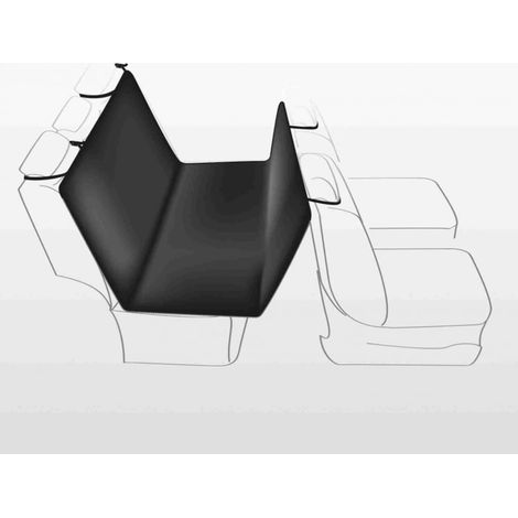 Funda de asiento negro y beige Trixie para coche (1/3)