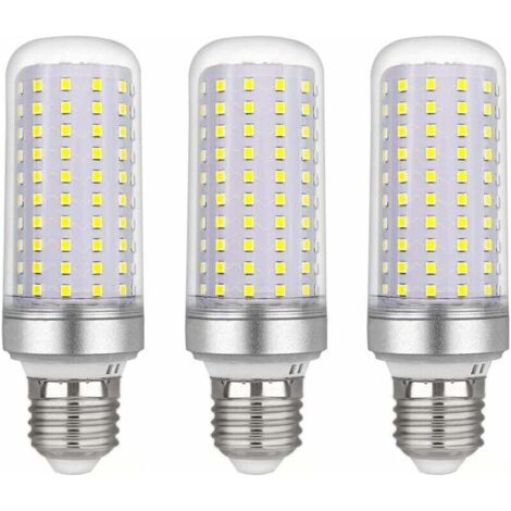 Pair E27 LED-Maiskolbenlampe, 30 W, AC 175–265 V, Kaltweiß (6000 K), 2500 lm, nicht dimmbar, entspricht einer 300-W-Halogenlampe, LED-Maiskolbenlampe für Kronleuchter, Deckenleuchten, Tisch- und Stehl