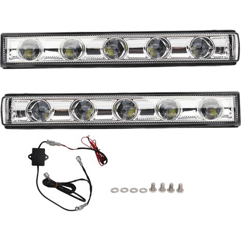 Feux de jour à LED de remplacement pour Mercedes-Benz Classe G W463 G500 G550 G65 G63 AMG (2004-2018), couleur argent. (1/3)