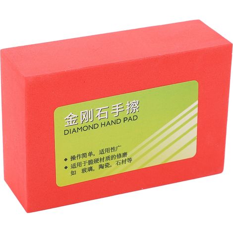 Tampon de polissage diamanté à grain 60, résistant à l'usure et réutilisable, pour le ponçage du métal et de la pierre. (1/5)