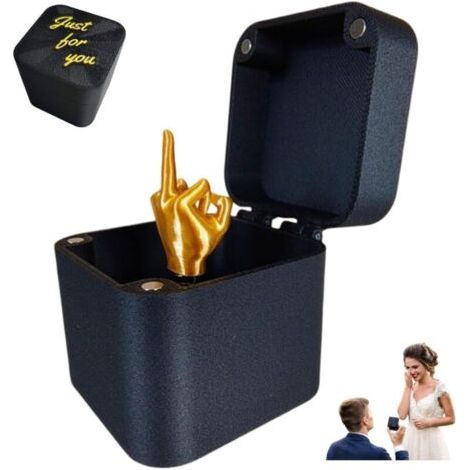 Surprise Gift Box - Middle Finger in a Fun Box - Prank and Pop-Up Gifts for Adults (1PCS) (1/3)