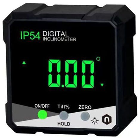 Digital Angle Protractor with LCD Display Mini Inclinometer Angle Measuring Tool with Magnetic Base for Home Carpenter (1/4)