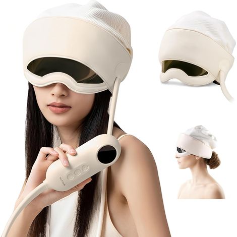Electric head massager for headaches,  eye massager with heat,  rechargeable head and eye massager for stress relief (1/5)