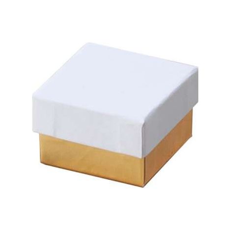 Caja decorativa para joyas de oro blanco (1/2)