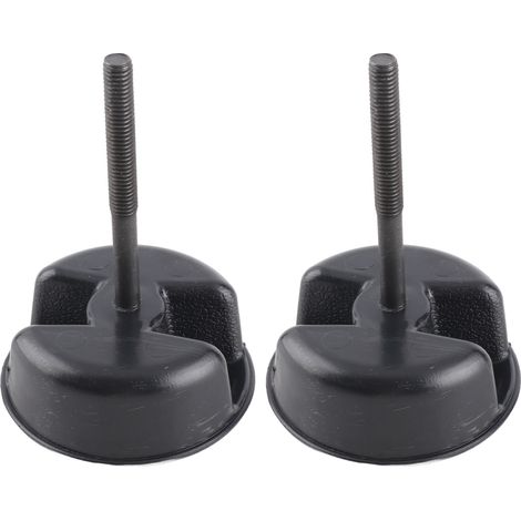 Perilla de montaje del techo rígido para Jeep Wrangler 1CJ57DX9, ABS y metal, 2 piezas, 2007-2018 (1/5)