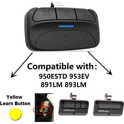 Télécommande et récepteur pour porte de garage, accessoire de commande automatique (1/5)