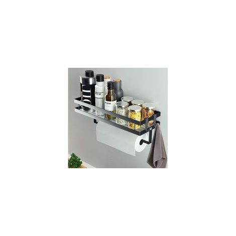 étagère à épices murale sans perage, avec caractéristiques : 35CM, Étagère, Porte (1/5)