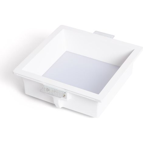 Downlight Integración Escayola/Pladur LED Cuadrado 18W Corte 283x283 mm UGR17 2700K Blanco Cálido (1/4)