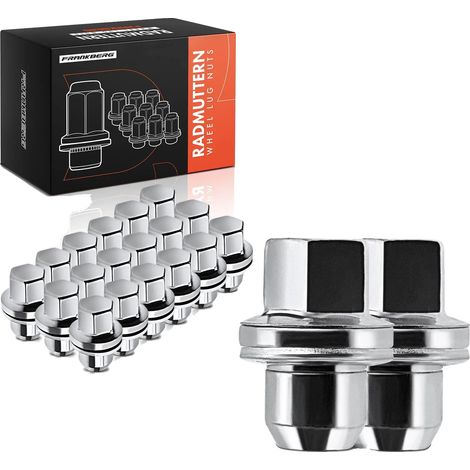 Tuerca de rueda, tamaño de rosca M14x1.5, grosor 33,5 mm, ancho de llave 22 mm, longitud 46 mm, 20 unidades (1/5)