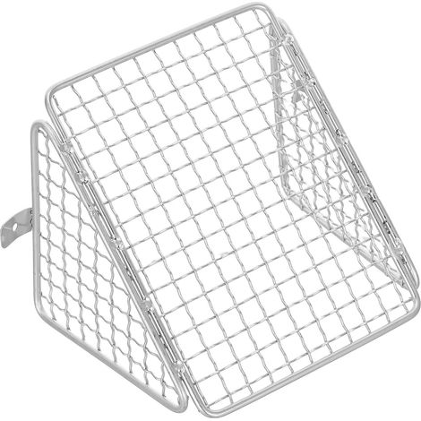 Grille de caniveau latérale : Couvercle de Drain en Acier Inoxydable - Filtre à Mailles pour Drain de Sol de Balcon ou de sous-Sol - Facile à Installer - Crépine à Feuilles et débris (1/5)