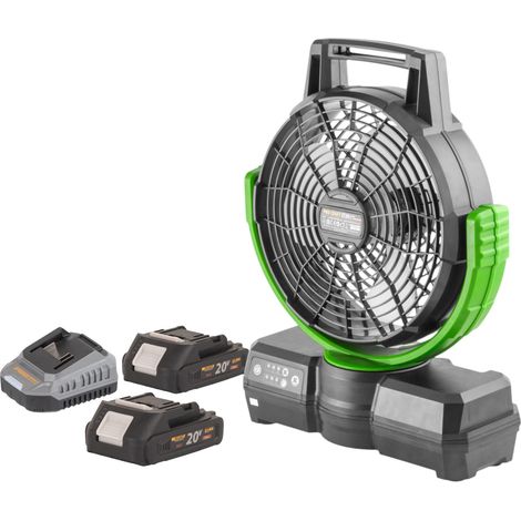 Ventilatore a batteria Procraft CF20bb 20 V 235 mm + 2 batterie da 2,0 Ah + caricabatterie