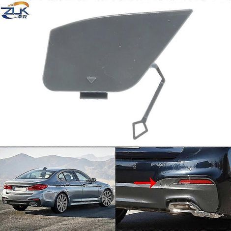 Heckstoßstangen-Abschleppklappenabdeckung für BMW 520 525 528 530 540 G30 G38 M Sport 2017-2020 Zierkappe Gehäuse OEM:51128068353-- (1/5)