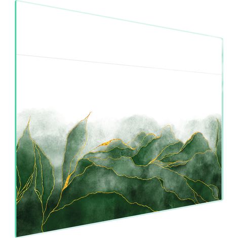 Planche à découper en verre 52x40 feuilles (1/5)