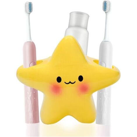 QORVA-Porte-brosse à dents, boîte de rangement multifonctionnelle, porte-pinceaux de maquillage, décoration de salle de bain