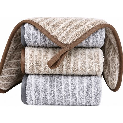 Chiffons de cuisine en microfibre rayures 25 x 25 (1/5)