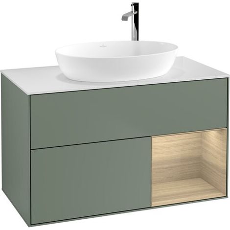 Villeroy & Boch F901PCGM Meuble sous-lavabo Finion F90 (1/2)