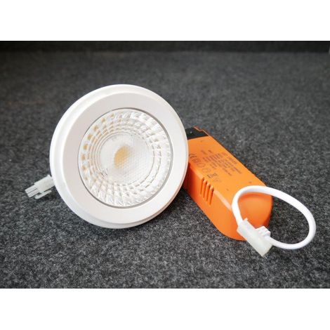 Module ampoule LED 20W format AR111 Ø 111mm naturel 4000K 38° avec alim 230-37V DC dimmable pour plafonnier TRAJECTOIRE (1/4)