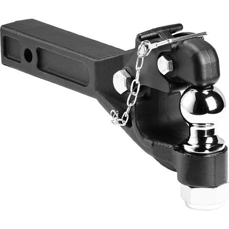 VEVOR Anhängerkupplung, 7256 kg Anhängelast, Bolzenhakenkupplung für 50,8 mm Anhängerkupplungshaken Militärempfänger, Kombination 50,8 mm Anhängerkupplungskugel, passend für 63,5-76,2 mm Lünettenring (1/5)