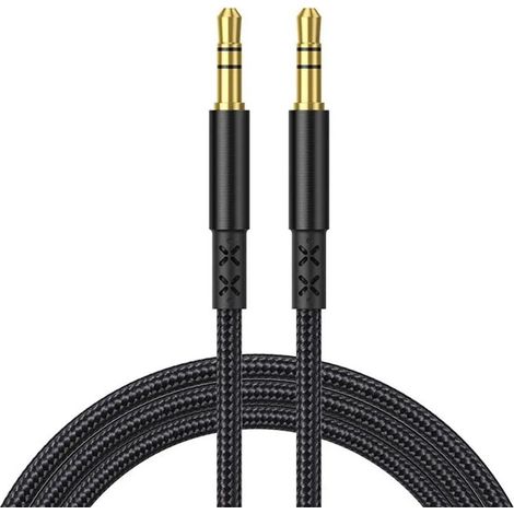 Cavo audio AUX per autoradio 2 m Nero