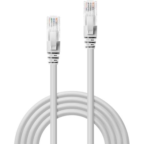 (3 pièces) Câble de brassage 7,5 m, câble réseau Cat5e/Cat6, câble Internet TP, réseau Ethernet LAN