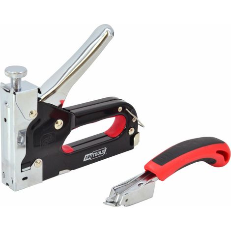Awtools zszywacz 4-14mm metal czarny + rozszywacz (1/2)