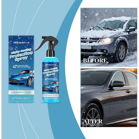 Snow melting and de-icing spray for clear visibility on winter car windshields and multi-surface de-icing -- 100ml -- BIEMMEDUE