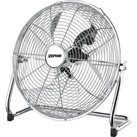 Ventilatore a Turbina da Pavimento Ø45cm Colore Cromato (1/2)