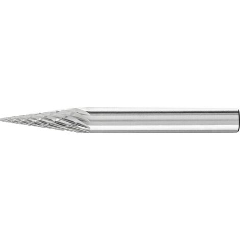 PFERD Fraise carbure SKM Ø 6 mm Longueur tête 18 mm Diamètre queue 6 mm Denture 3 PLUS - 21115026 (1/4)