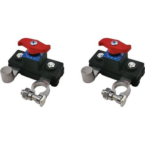 Convient aux disjoncteurs de batterie de voiture (2 unités), disjoncteurs manuels et automatiques, protection contre les fuites, pièces automobiles universelles 12 (1/5)