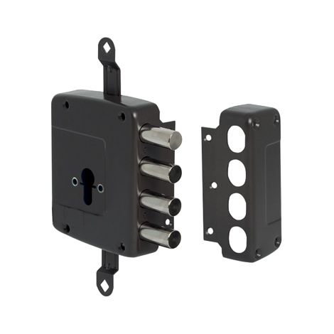 SERRATURA LEGNO APPLICARE 56162 CISA F/SAG M2 TRIP E.MM 63 DX