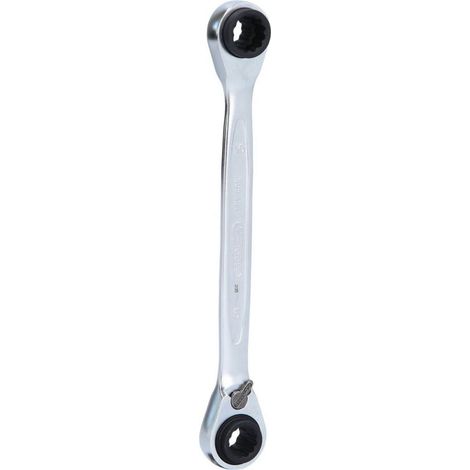 KS Tools 4 in 1 GEARplus® Doppel-Ratschenringschlüssel, umschaltbar, 8x9x10x11mm - 503.4541
