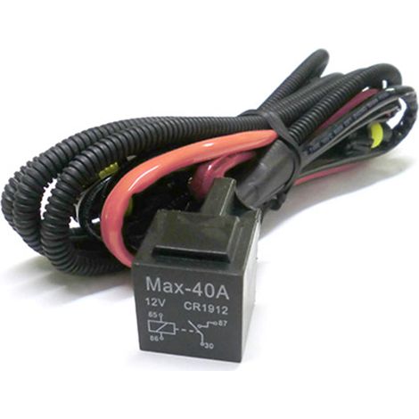 Cablaggio Rele Relay 12V 40A Stabilizzatore Corrente Per Lampada Xenon H1 Tremolio Sfarfallio (1/3)