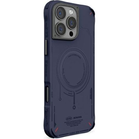 Custodia di ricarica magnetica Skinarma per iPhone 16 Pro Max, colore blu navy (1/5)