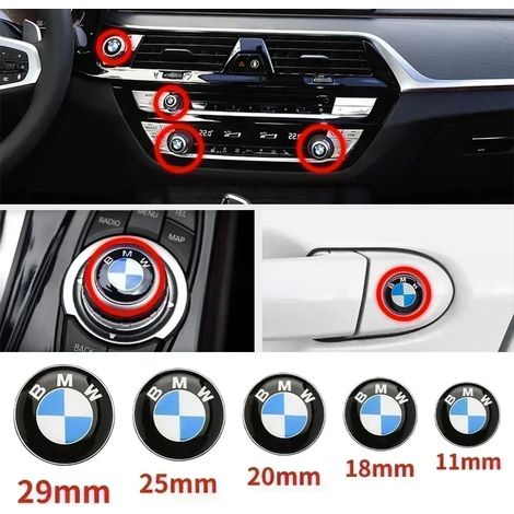 (1 pièce, 68 mm) - Convient pour les enjoliveurs de roue BMW en époxy/aluminium, autocollants, logos et étiquettes de volant. (1/5)