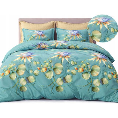 Parure de lit en flanelle 140x200 cm, douce, chaude et confortable, motifs tendance (1/5)