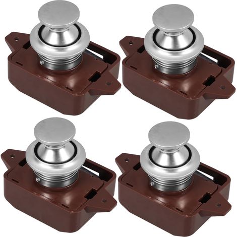 WOONEKY Lot de 4 verrous pour portes de rangement de camping, cars (1/5)