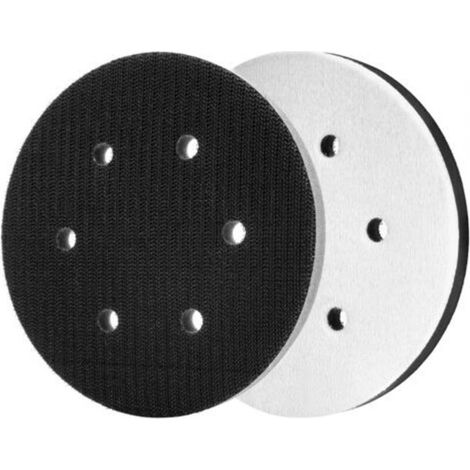 2 Stück 150mm Weiche Schleifscheibenauflage, Weiche Schaumstoff-Zwischenschicht für Schleifteller und Polieren, Lärmschutz (8 Löcher)
