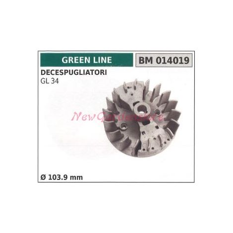Volante magnético desbrozadora GREEN LINE GL 34 Ø  103,9mm 014019