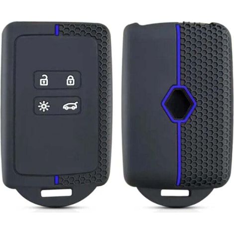 Coque de protection pour clé et carte Renault, compatible avec les modèles Clio 4, 5, Austral, Arkana, Captur, Megane, Zoe, Koleos