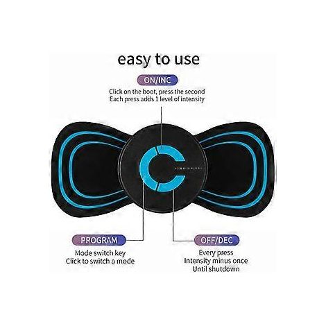 Mini masseur de nuque, masseur électrique portable pour soulager les douleurs et détendre les muscles - AquaForge (1/3)